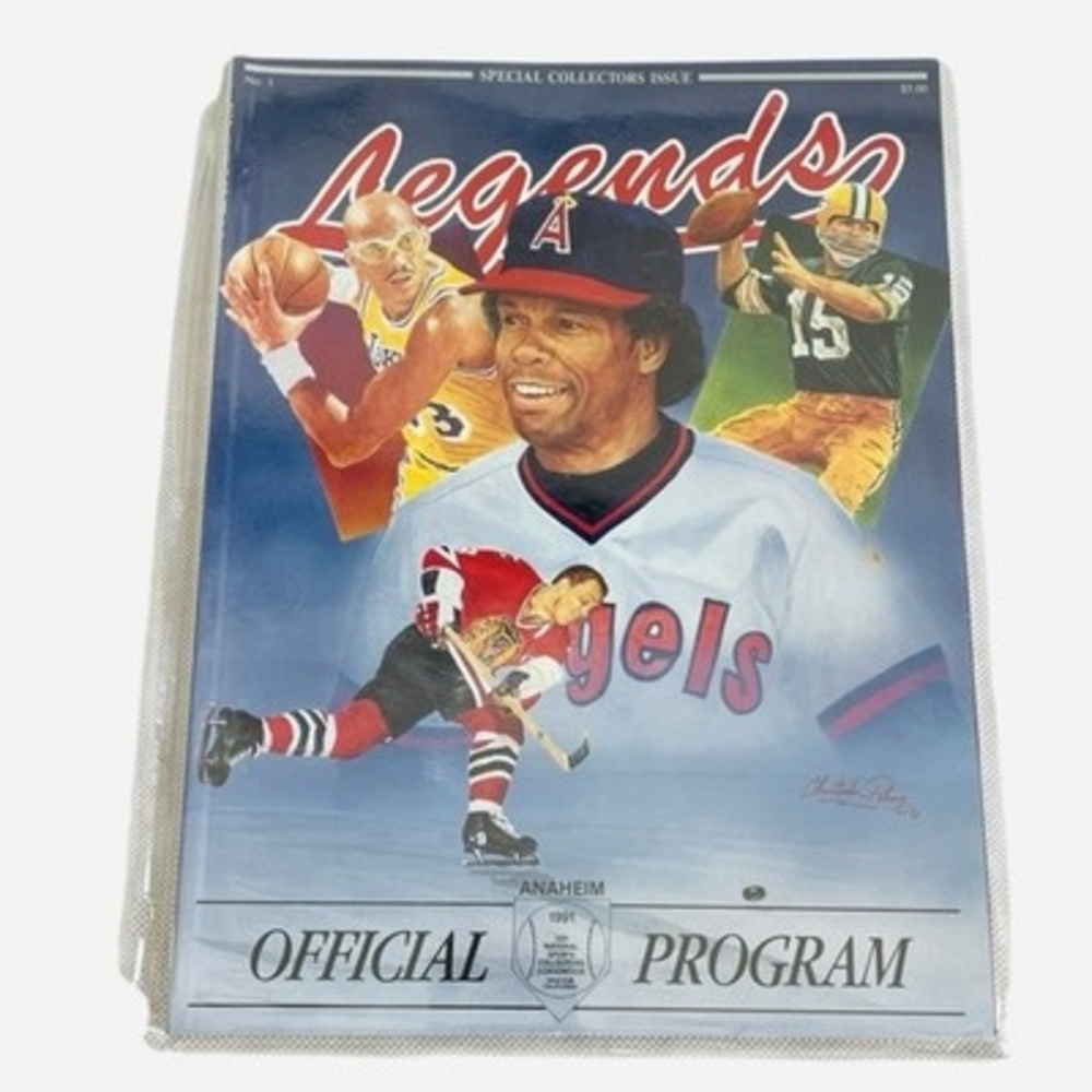 Legends Sports Memorabilia Magazine 1991 Rod Carew National Program Issue #1 VG